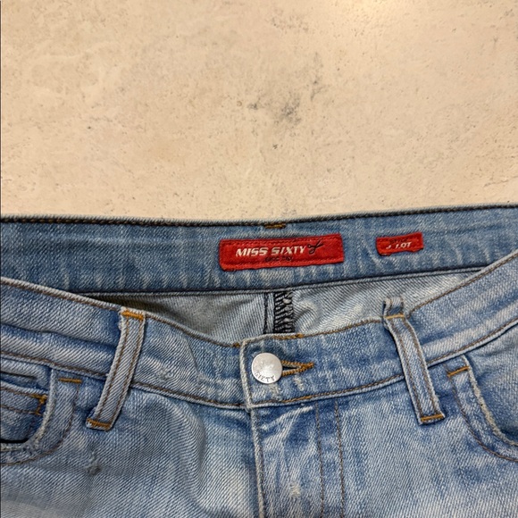 Vintage Miss Sixty J Lot Light Blue Skinny Jeans - Picture 2 of 10